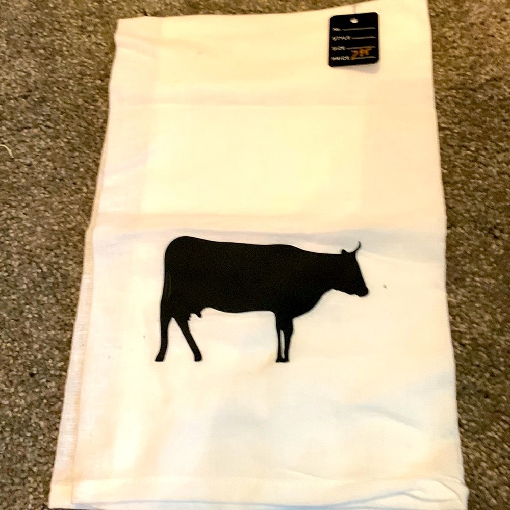 Cute cow towel